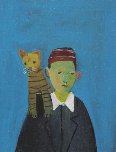 Boy with a Cat on His Shoulder, 2004