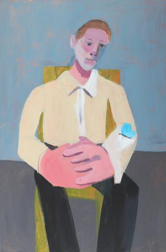 Seated Man with a Butterfly, 2004