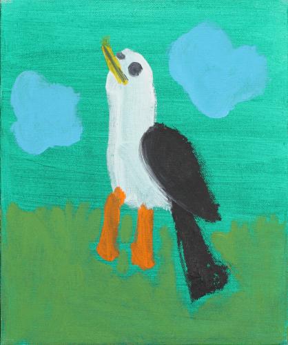 Bird + Blue Clouds, 2009