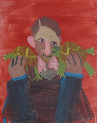 Figure with Tortoises, 2015