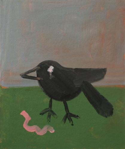 Bird And Pink Worm, 2018