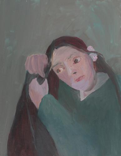 Woman Fixing Her Hair, 2001